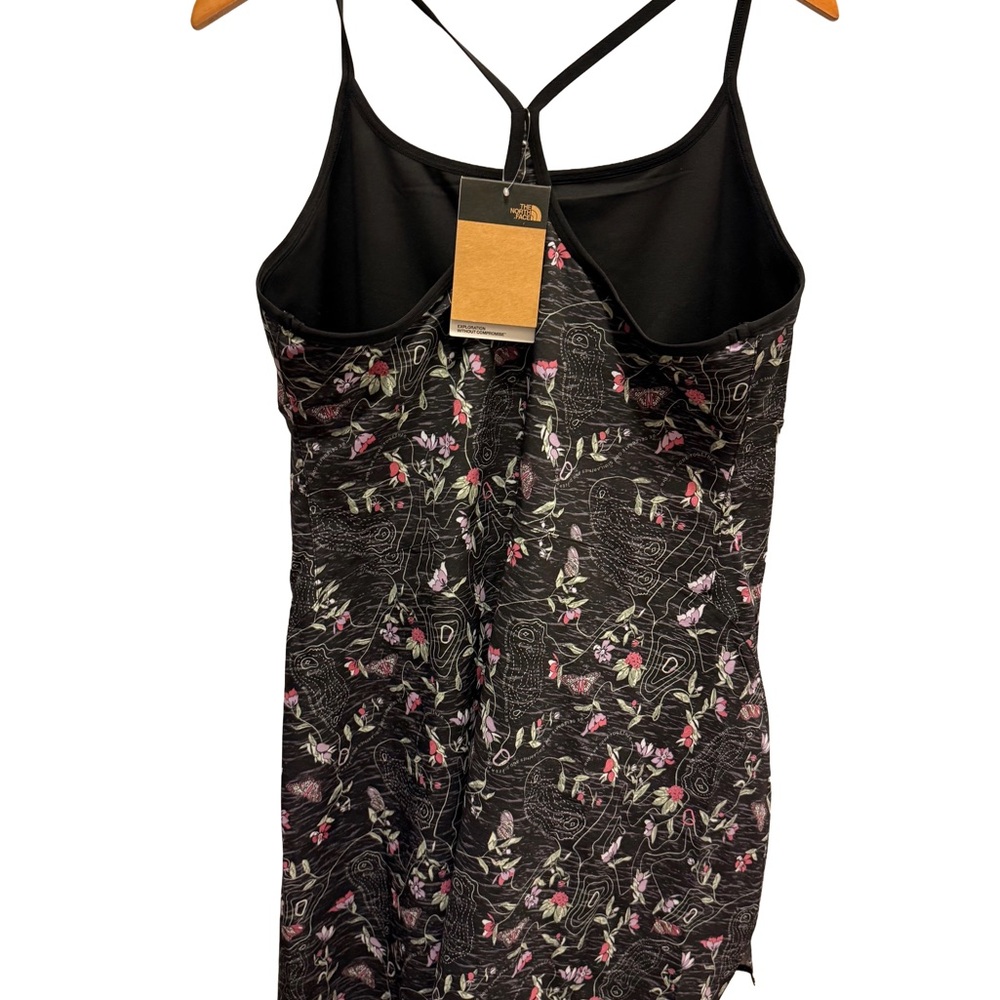 The North Face Black and Pink Floral Tank Top - Picture 5 of 9